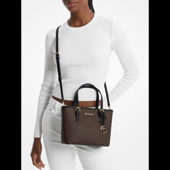 jet set travel extra small logo top zip tote bag Michael Kors Extra-Small Top-Zip Bag- Bright Meharshop Explore Michael Kors Purses. Jet Set Travel Extra-Small Logo